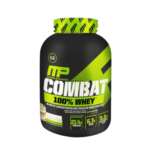 אבקת חלבון Muscle Pharm Combat Whey 2.27kg | טעמים לבחירה
