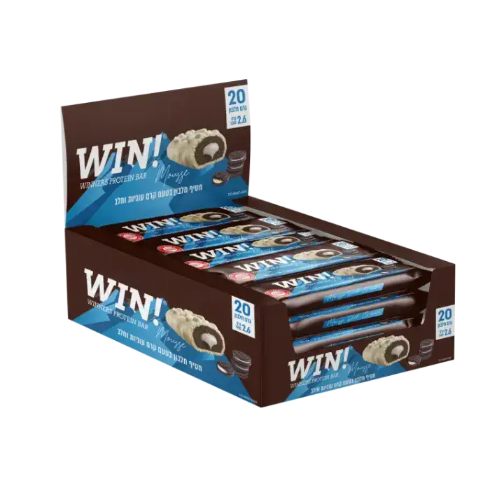 חטיף חלבון ווין (12 יחידות) Win Protein Bar | טעמים לבחירה – תמונה 11